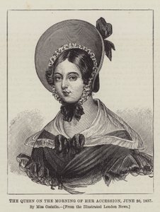 The Queen on the Morning of Her Accession, 20 June 1837 by J. Costello